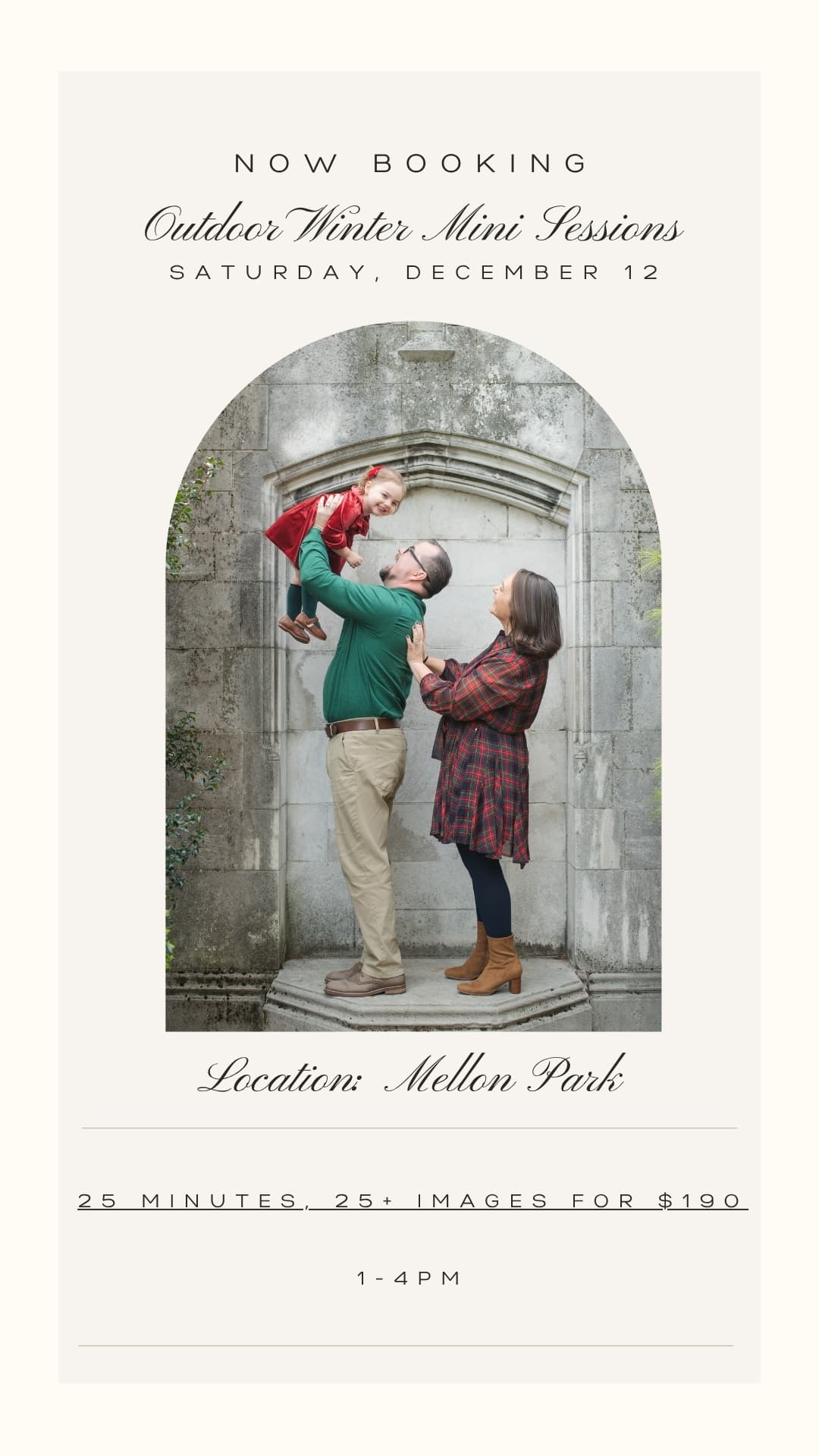 Outdoor Winter Mini Sessions